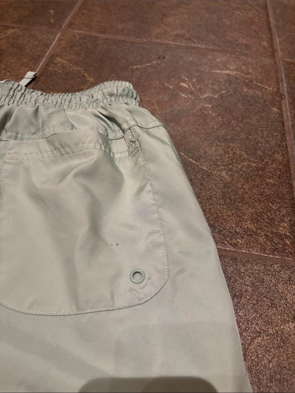 Nike Men's Sage Green Athletic Shorts